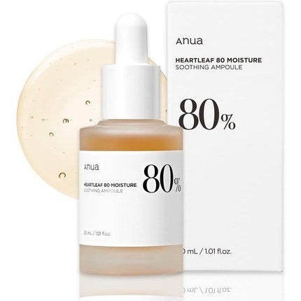 ANUA Heartleaf 80% Soothing Ampoule (Ampola Calmante Heartleaf 80%) - 30 ml